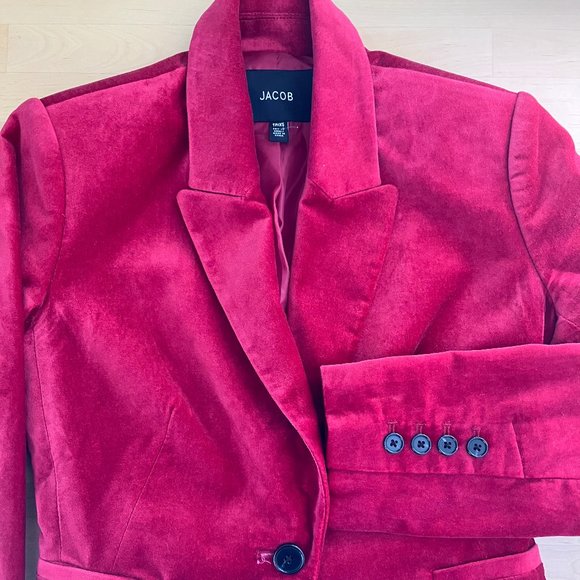 Red Velvet Jacob Blazer size XSmall - Picture 4 of 4